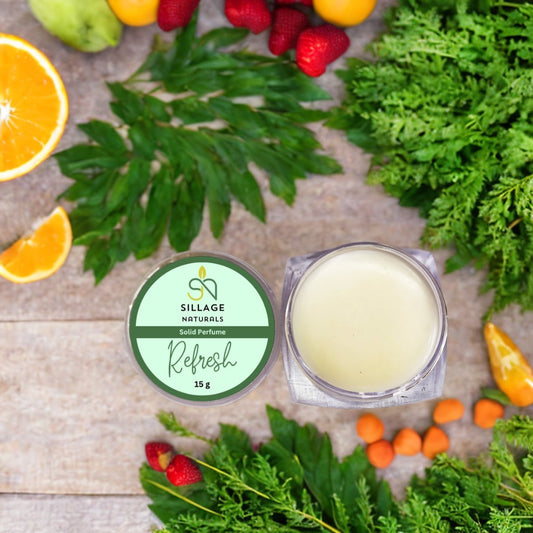 Refresh- Solid Perfume Balm